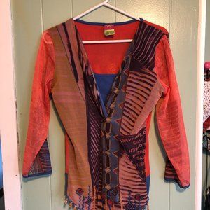 Vintage Save the Queen Mesh Long Sleeve